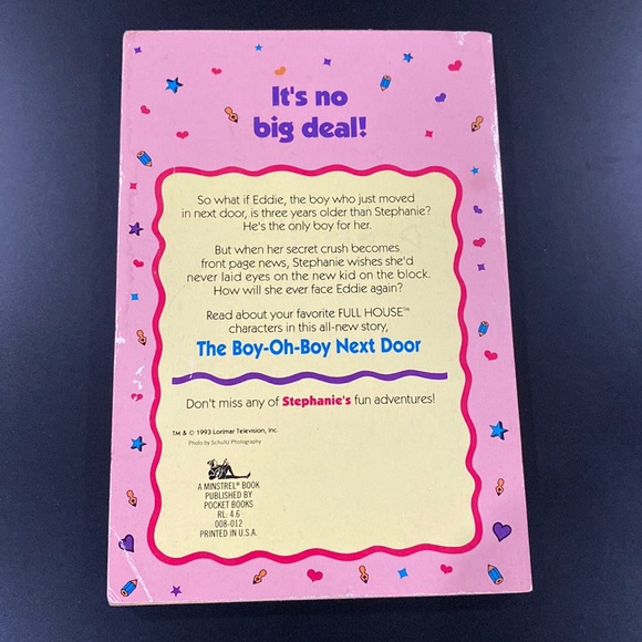 Full House Stephanie #2: The Boy-Oh-Boy Next Door by Rita Miami - Picture 2 of 8